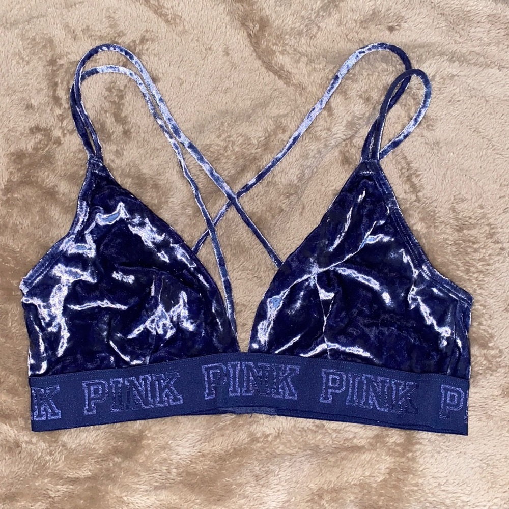 VS PINK Velvet Bralette